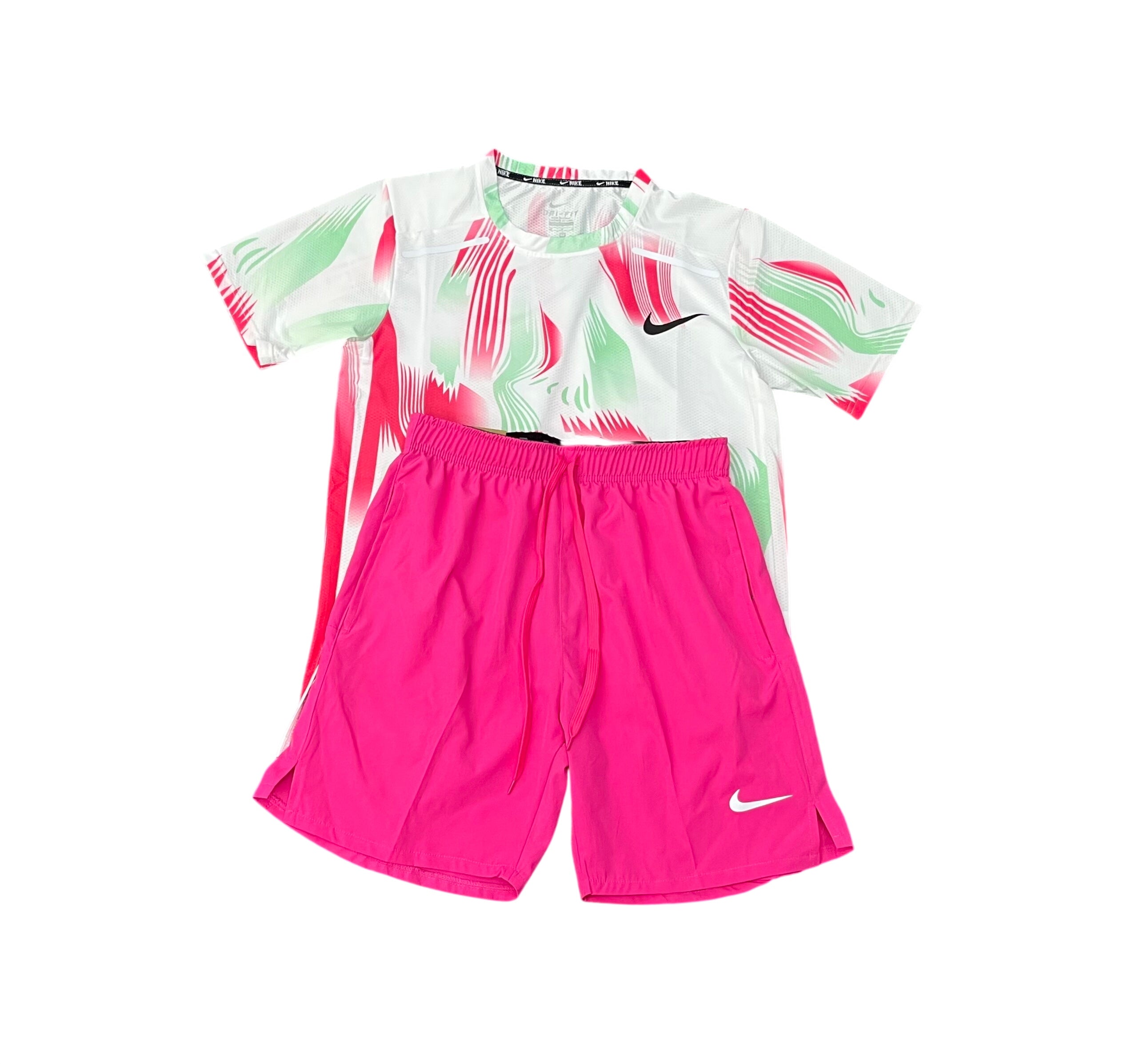 Ensemble Nike Rose/Blanc